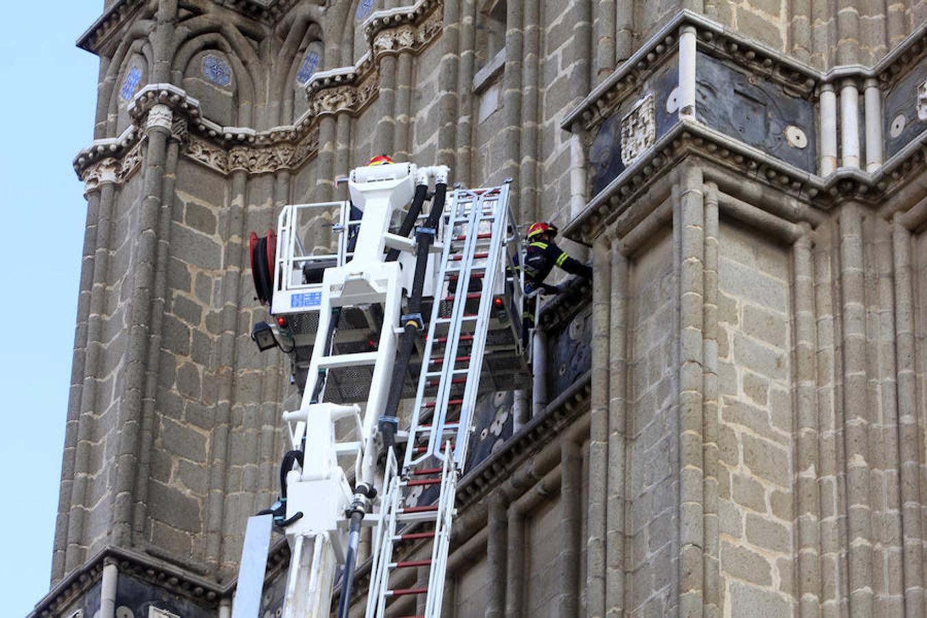 Susto desde la torre de la catedral de Toledo