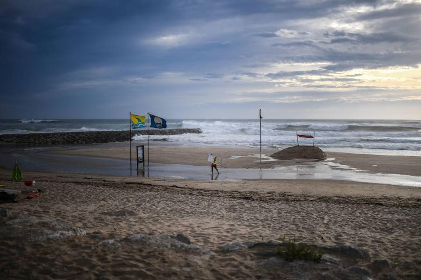 Playa portuguesa en Costa da Caparica. 