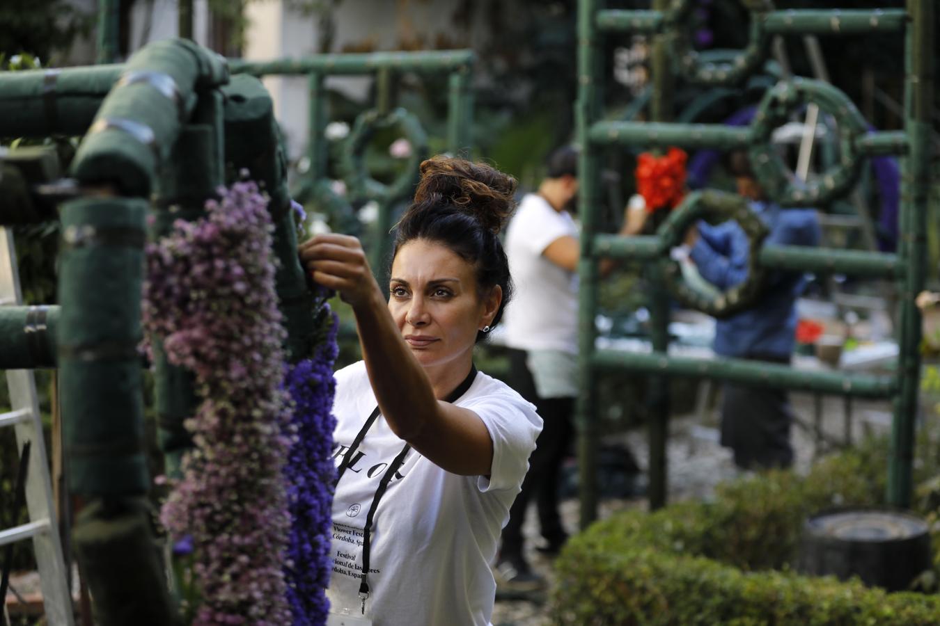 Los preparativos del Festival Flora de Córdoba, en imágenes