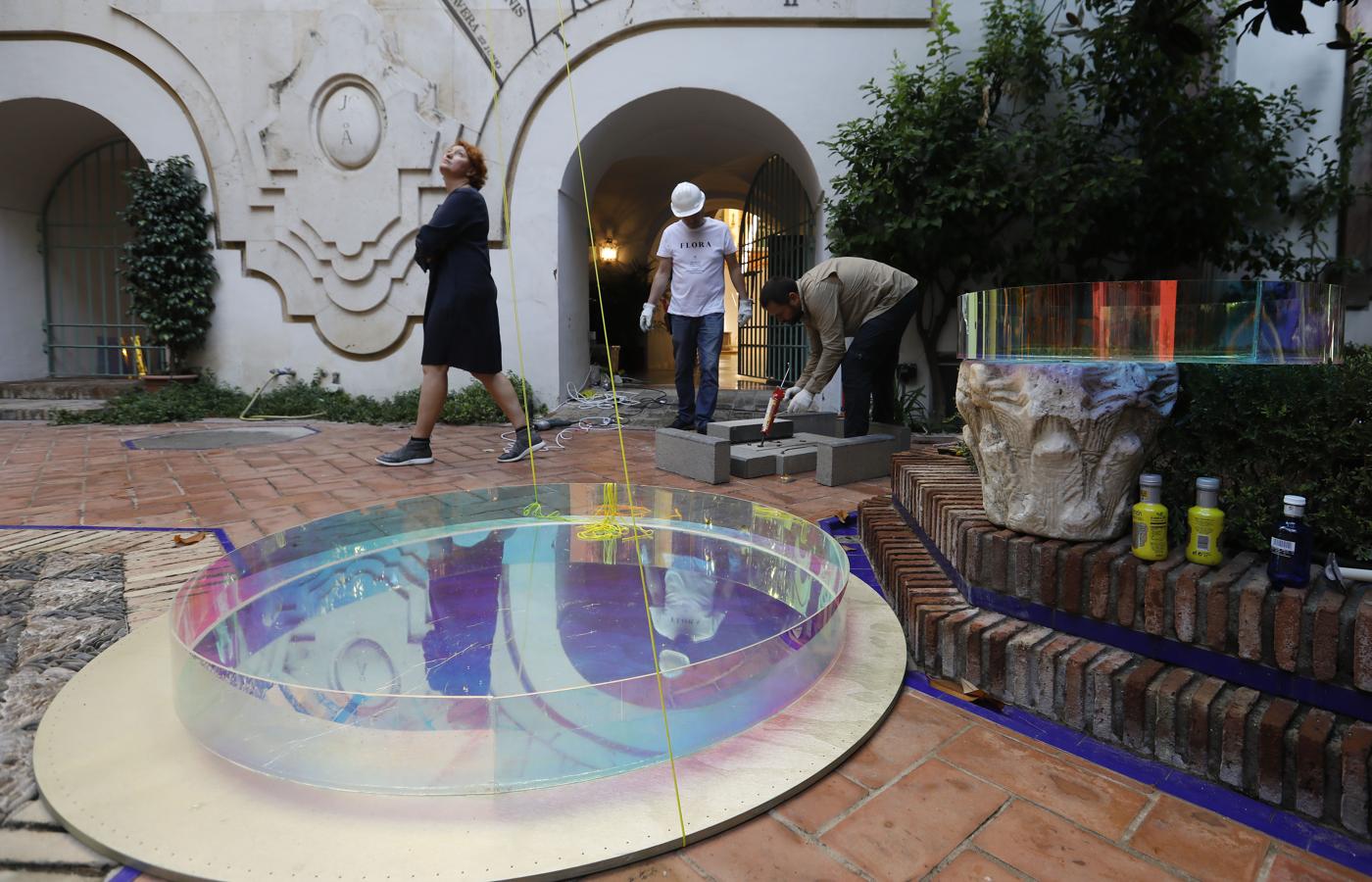 Los preparativos del Festival Flora de Córdoba, en imágenes