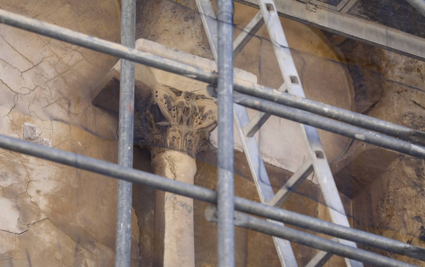 La restauración del alminar de San Juan de Córdoba, en imágenes