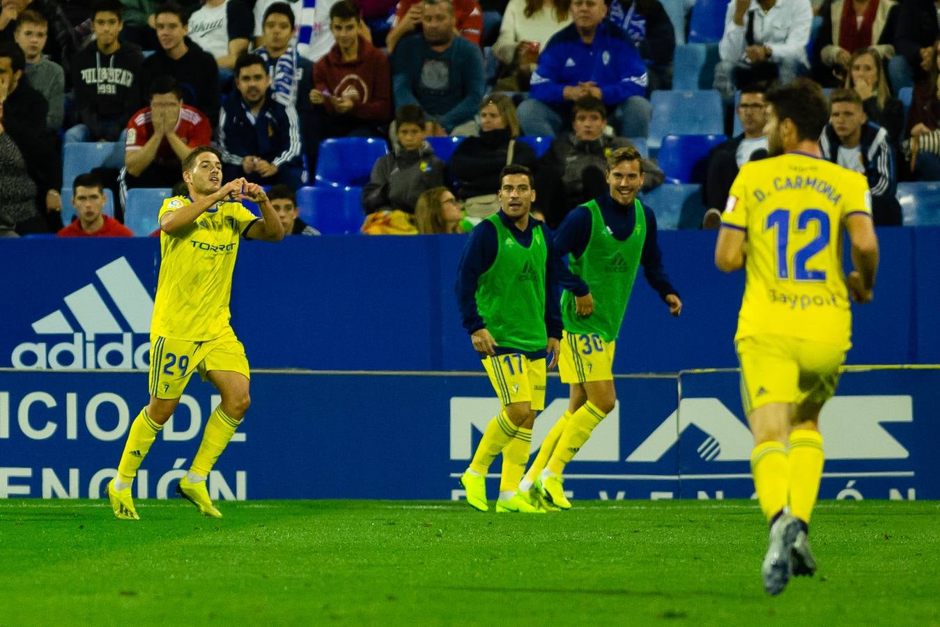 Las mejores imágenes del Zaragoza-Cádiz CF