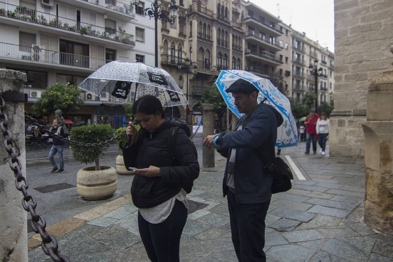 Primer temporal de lluvias en otoño en Sevilla