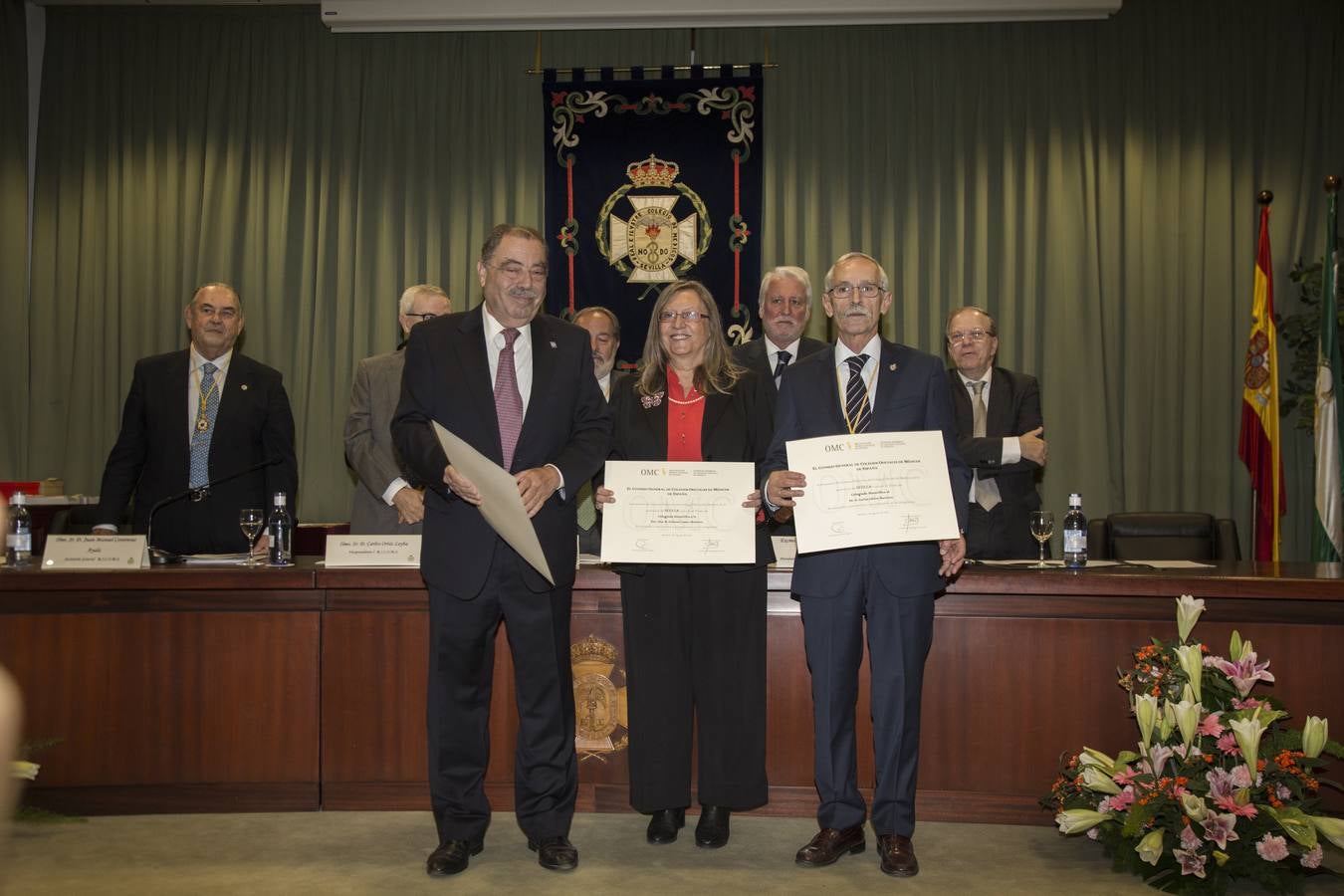 En imágenes, la conmemoración de San Lucas en el Colegio de Médicos de Sevilla