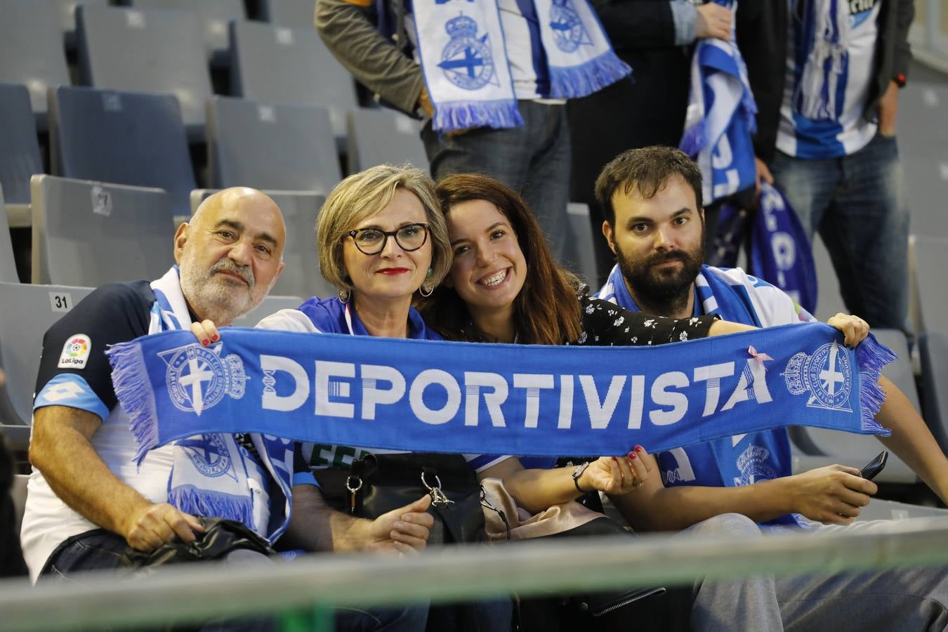 La grada del Córdoba-Deportivo, en imágenes