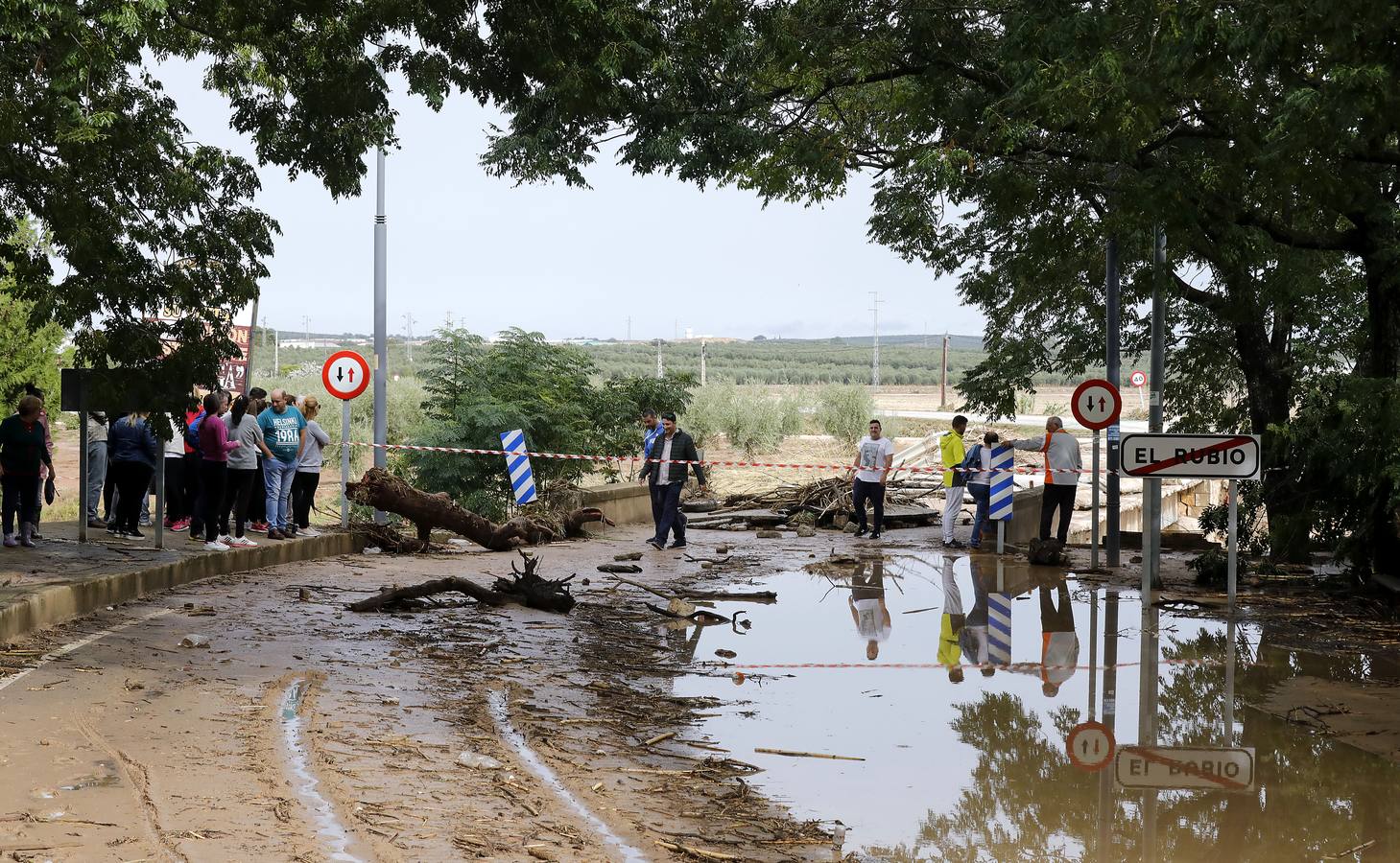 El Rubio vive sus peores horas tras las inundaciones