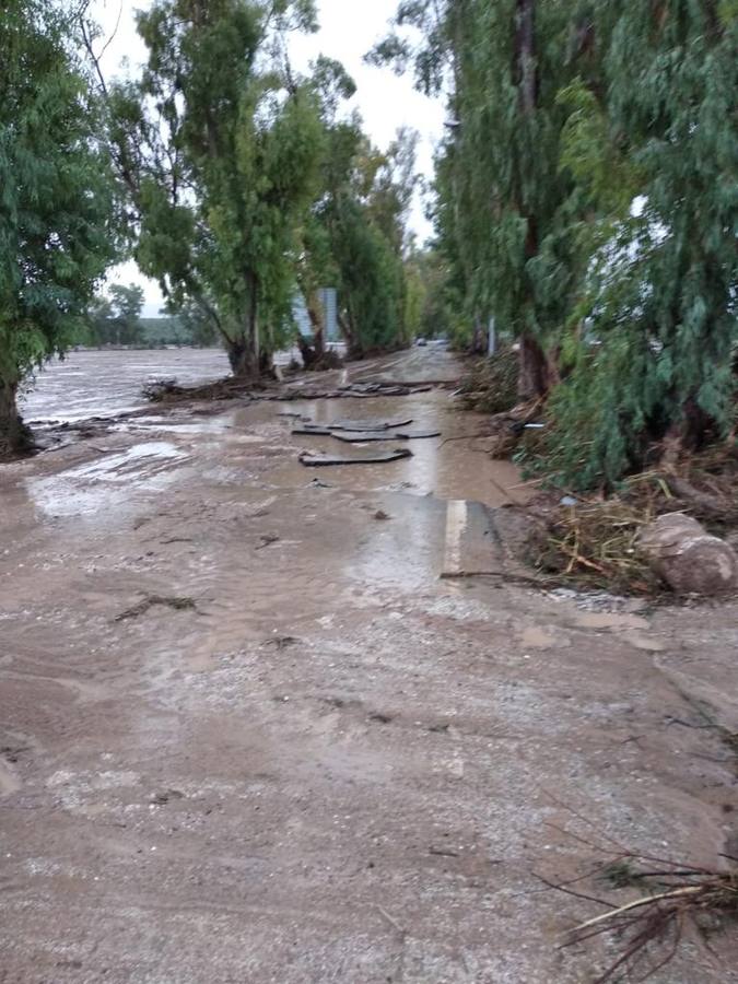 La localidad sevillana de El Rubio se ha visto incomunicada por completo durante varias horas