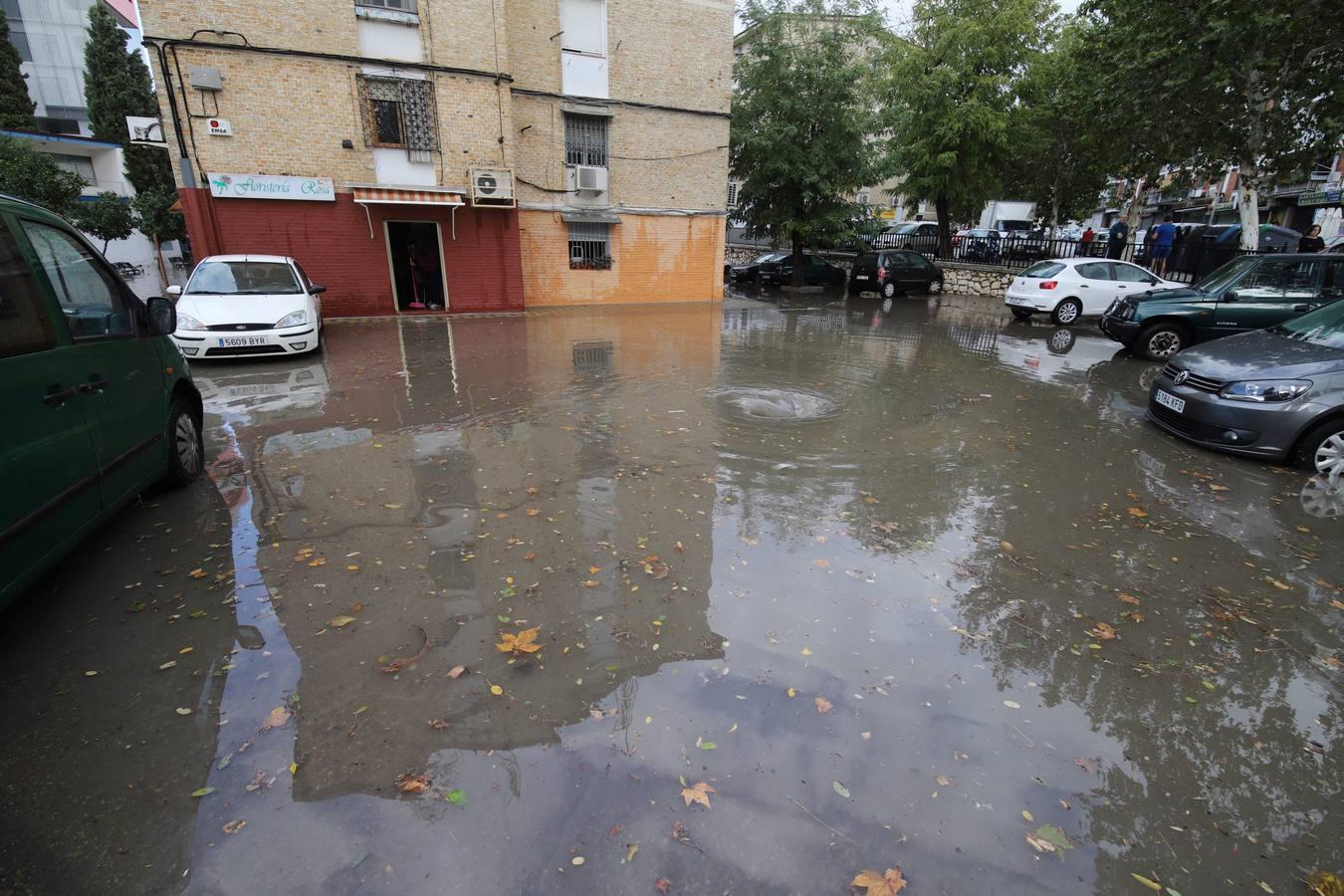 Los efectos de la tromba de agua de este sábado en Córdoba, en imágenes