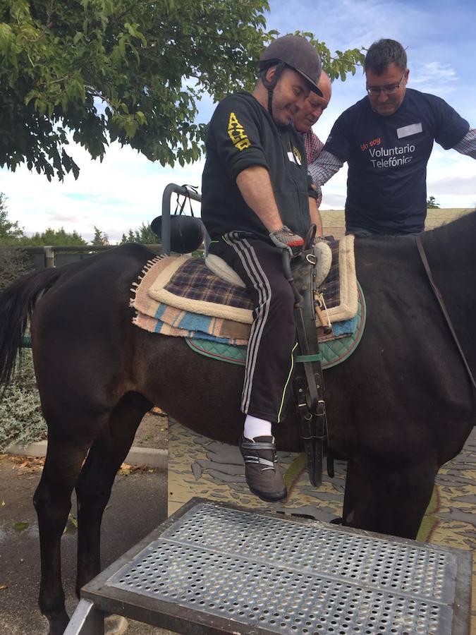 Cómo Román David Gómez se convirtió en un jinete a sus 42 años