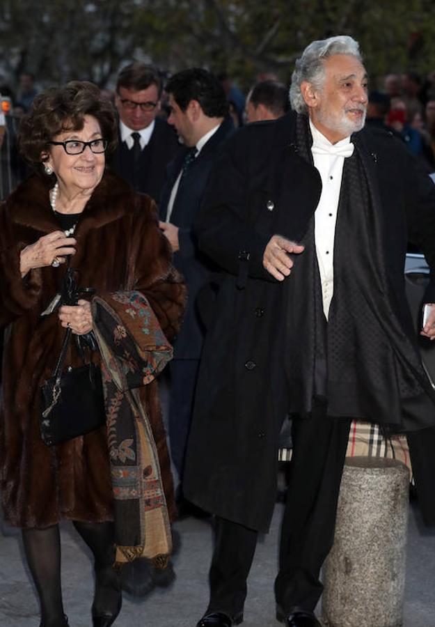 Plácido Domingo y su mujer Marta. 