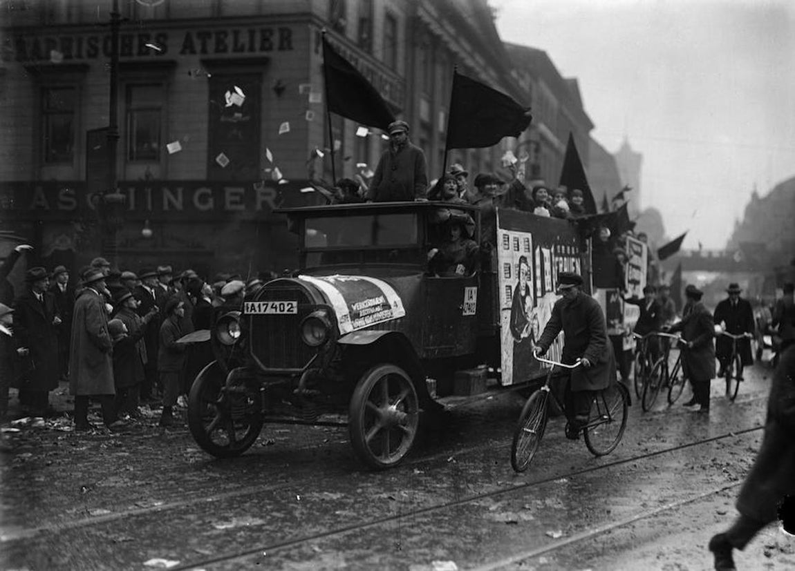 Las fotos de la caída del Imperio Alemán