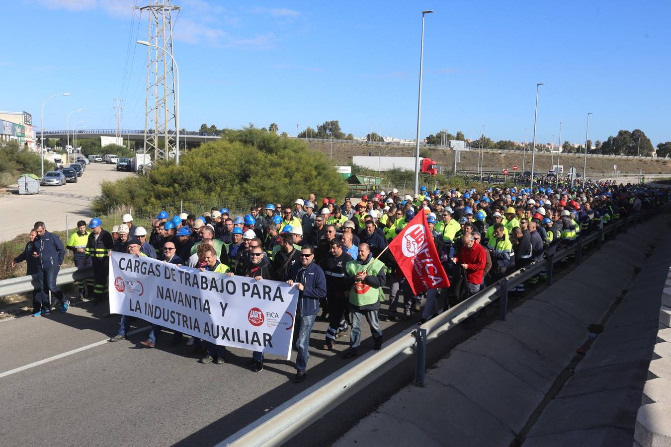 La industria auxiliar de Navantia Puerto Real reclama carga de trabajo para el astillero