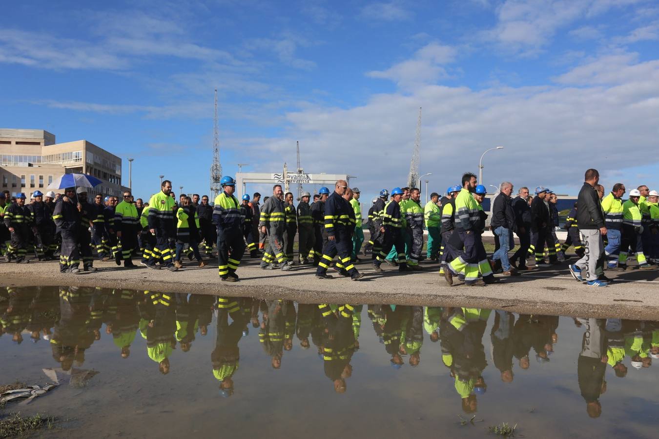 La industria auxiliar de Navantia Puerto Real reclama carga de trabajo para el astillero