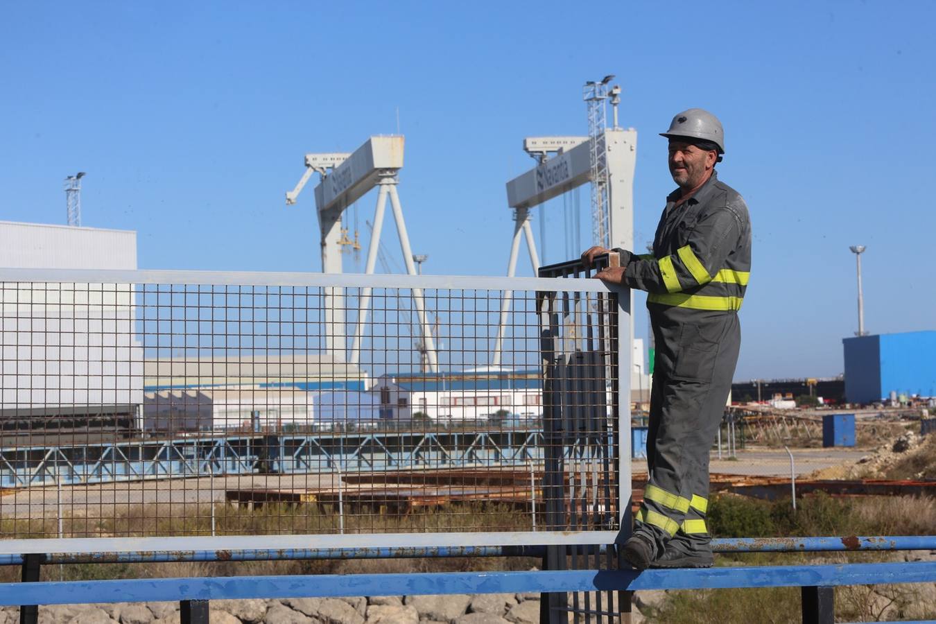 La industria auxiliar de Navantia Puerto Real reclama carga de trabajo para el astillero