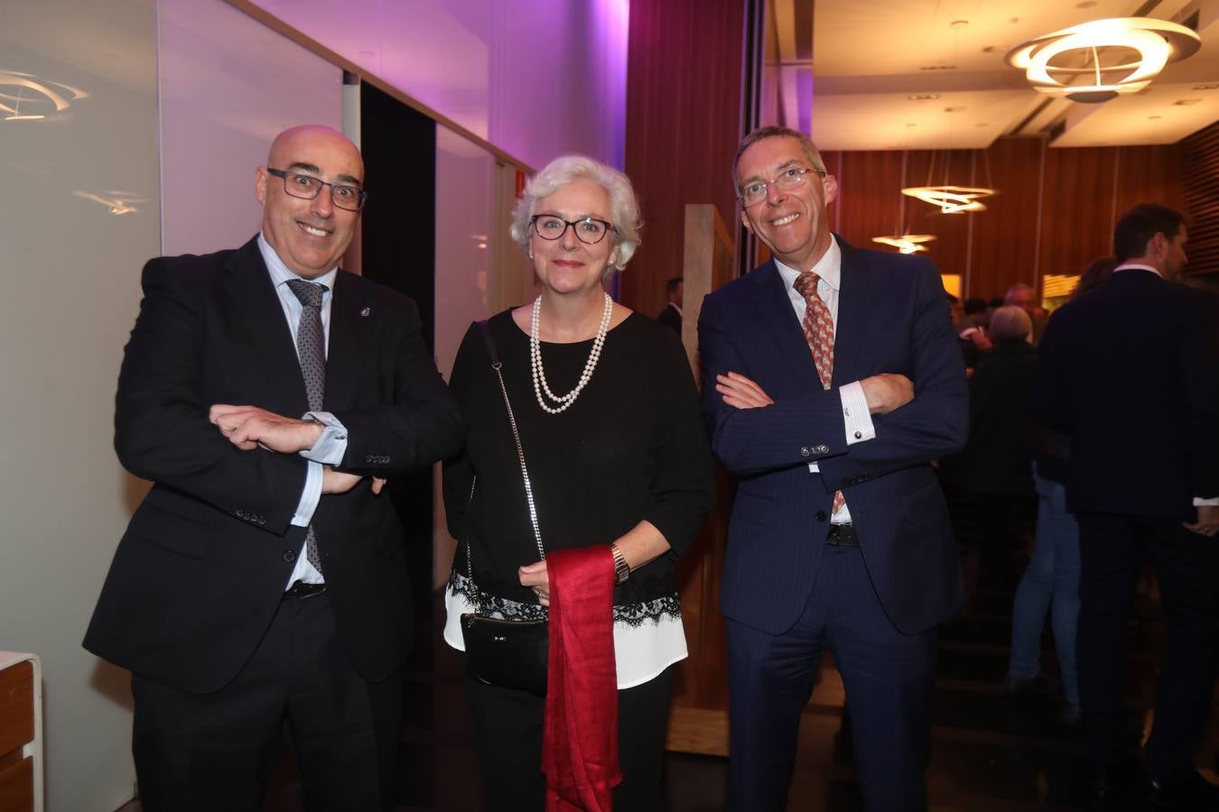 Pascual Valiente, Lali Elicegui y José Ramón Castro. 