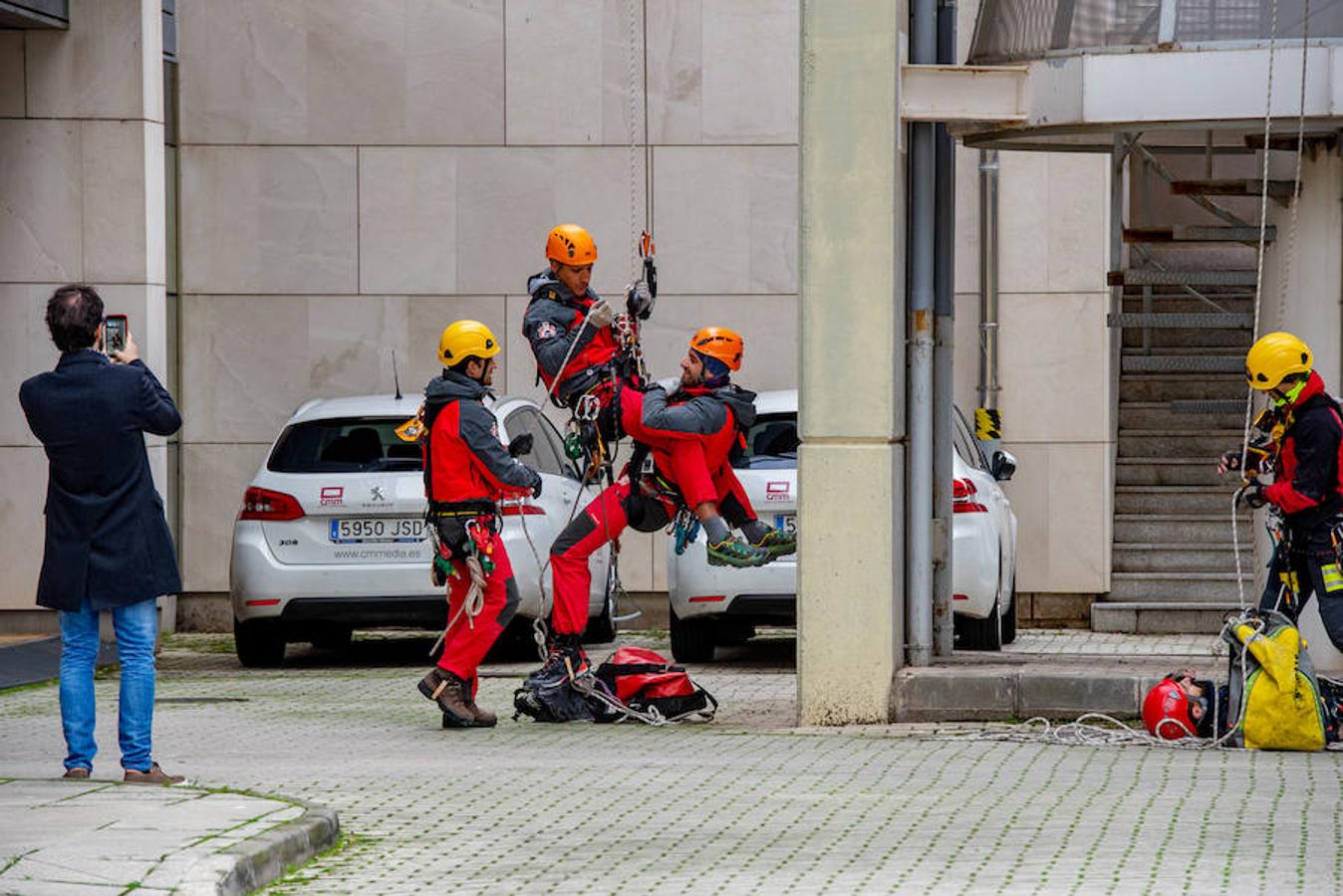 Jornadas de rescate en altura para bomberos