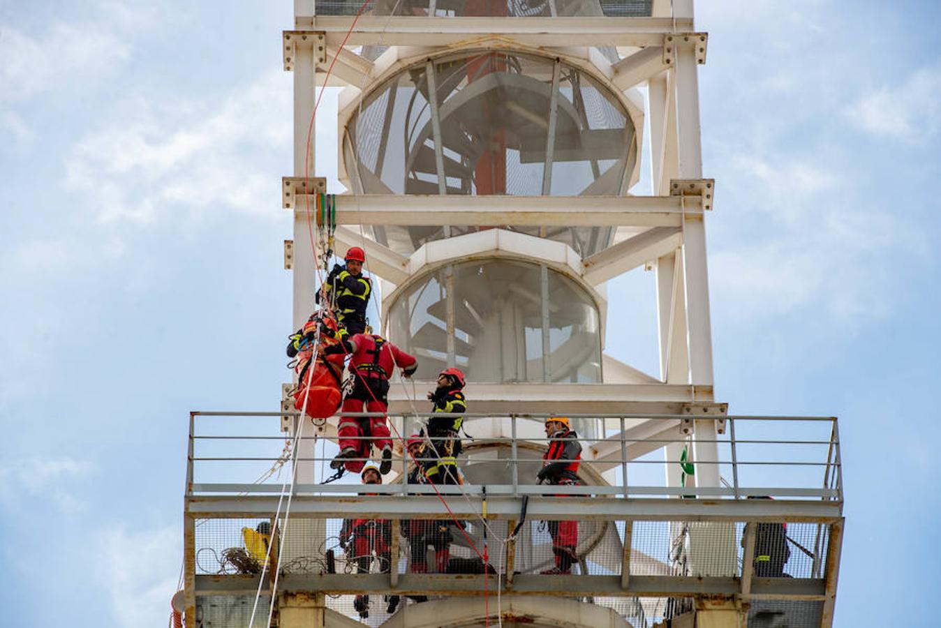 Jornadas de rescate en altura para bomberos