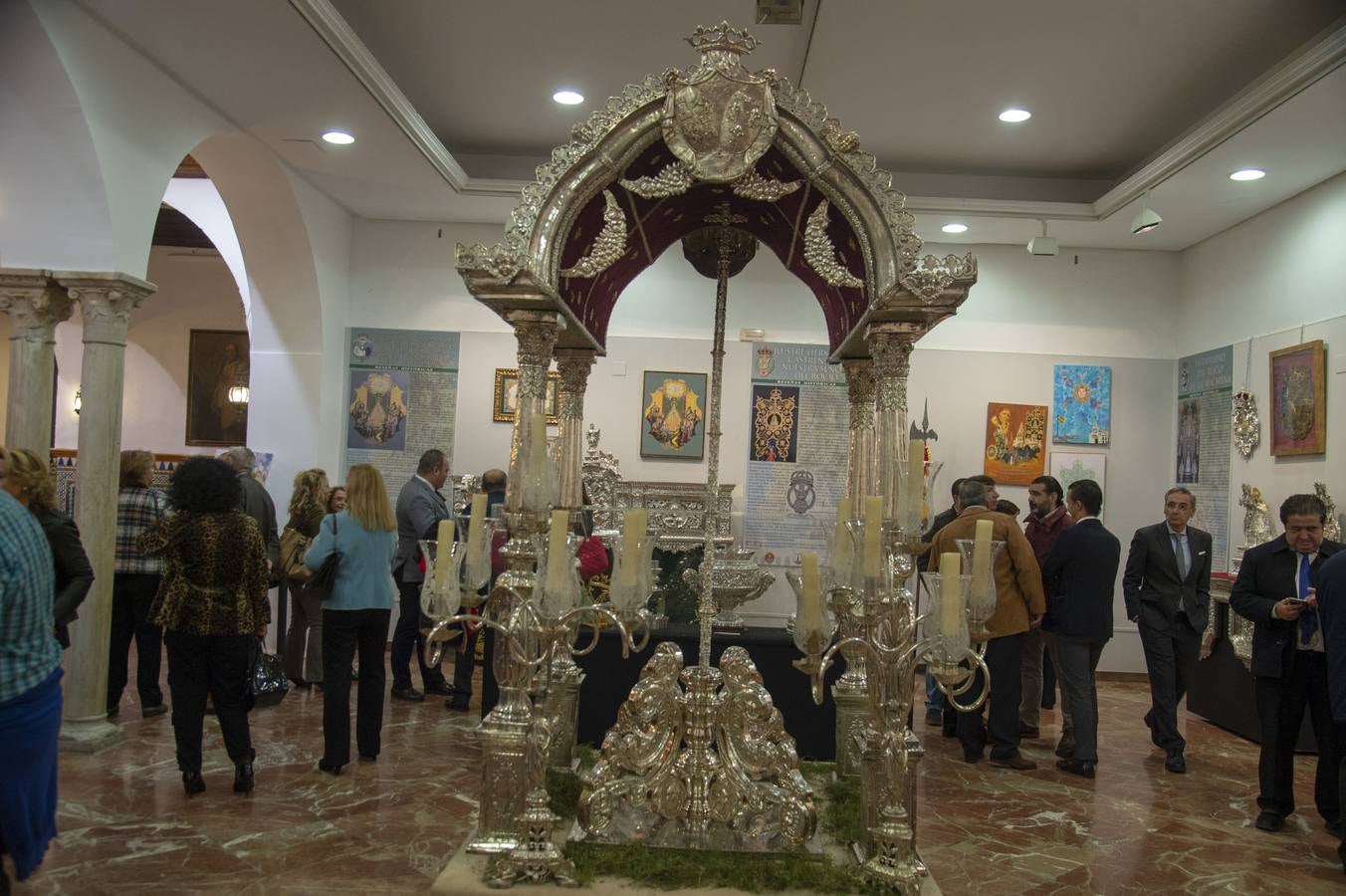 Galería de la exposición de las Glorias en el Mercantil