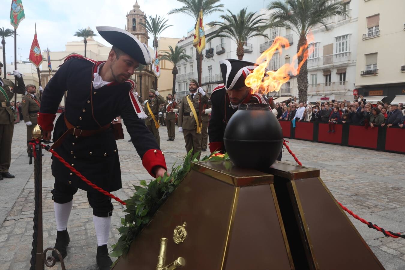 Jura de bandera civil en Cádiz