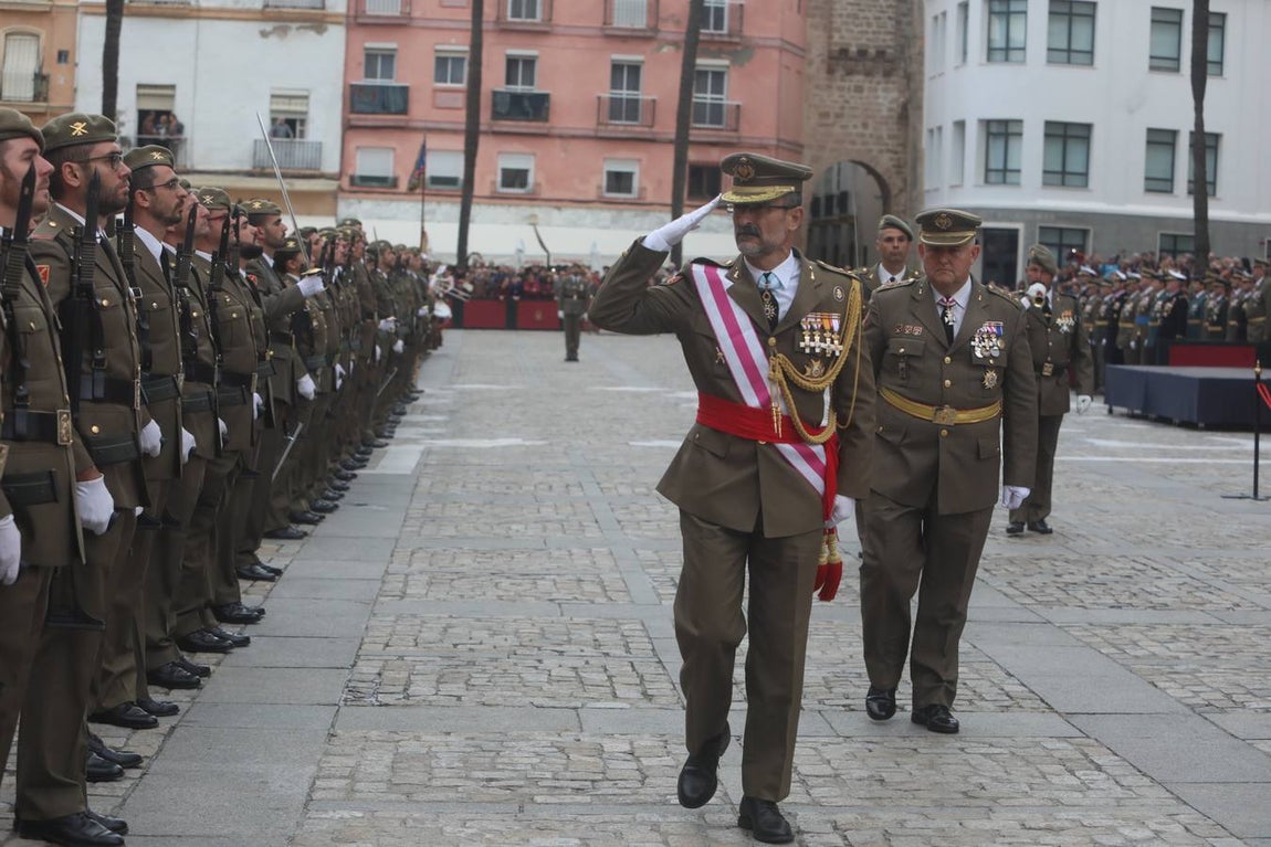 Jura de bandera civil en Cádiz