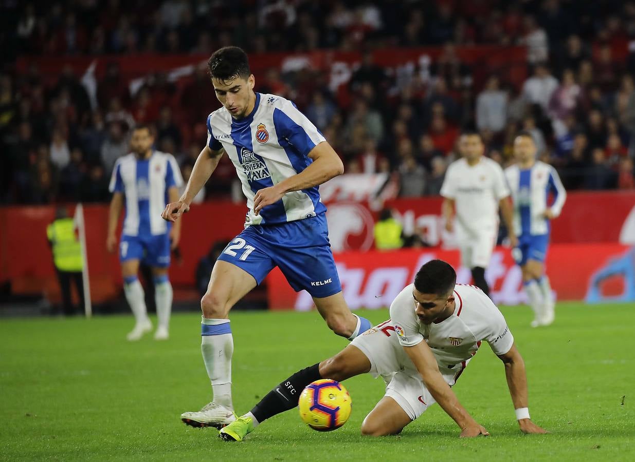 La remontada del Sevilla FC ante el RCD Español (2-1), en imágenes