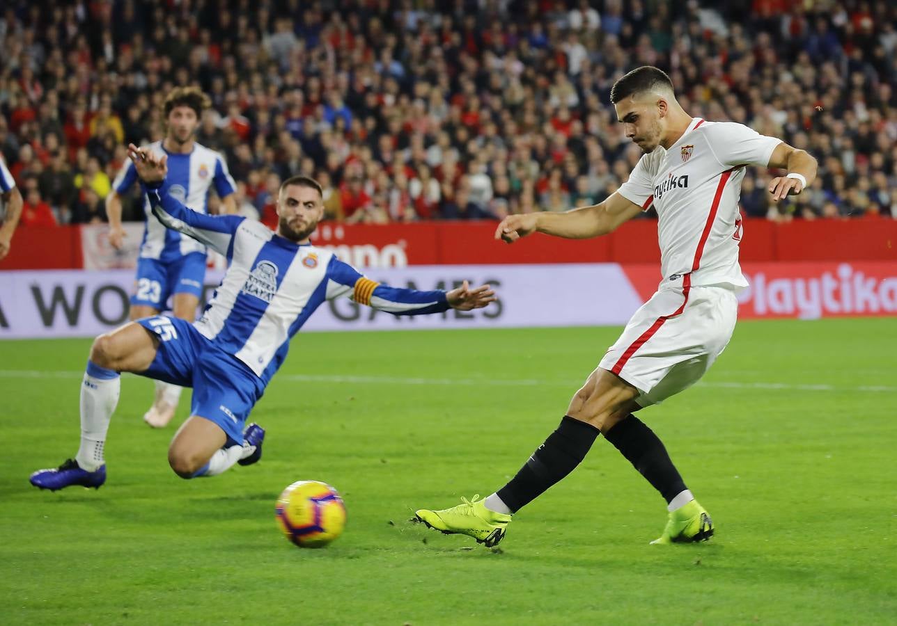 La remontada del Sevilla FC ante el RCD Español (2-1), en imágenes