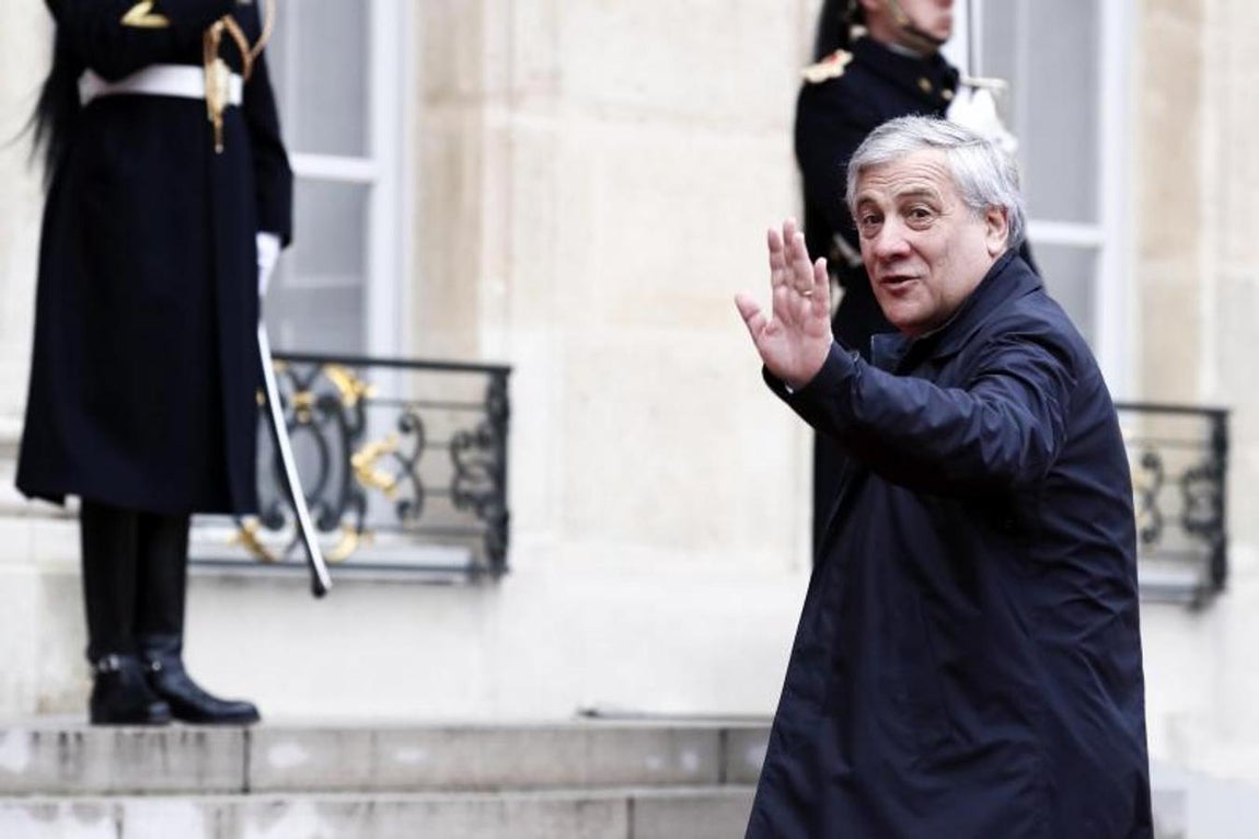El presidente del Parlamento euroipeo, el italiano Antonio Tajani