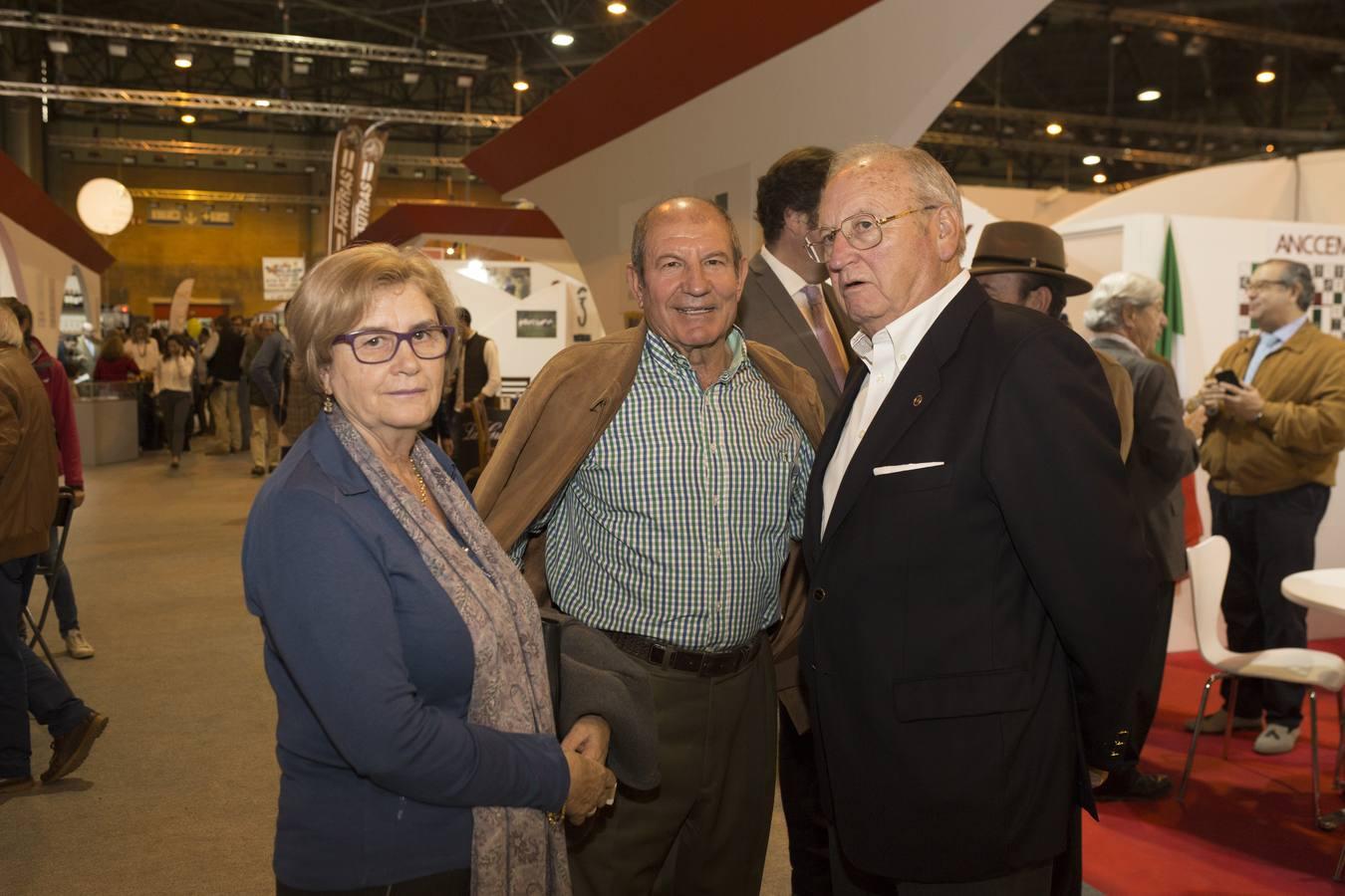 Mª Francisca Luengo, Antonio Moreta y Juan Martínez