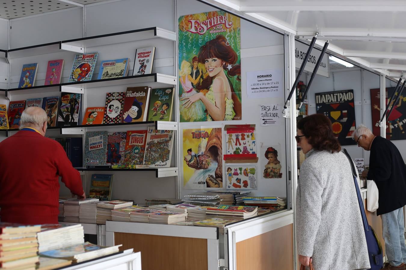 Jornada inaugural de la Feria del Libro Antiguo de Sevilla