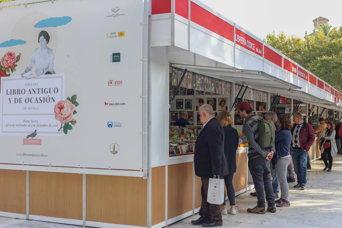 Jornada inaugural de la Feria del Libro Antiguo de Sevilla