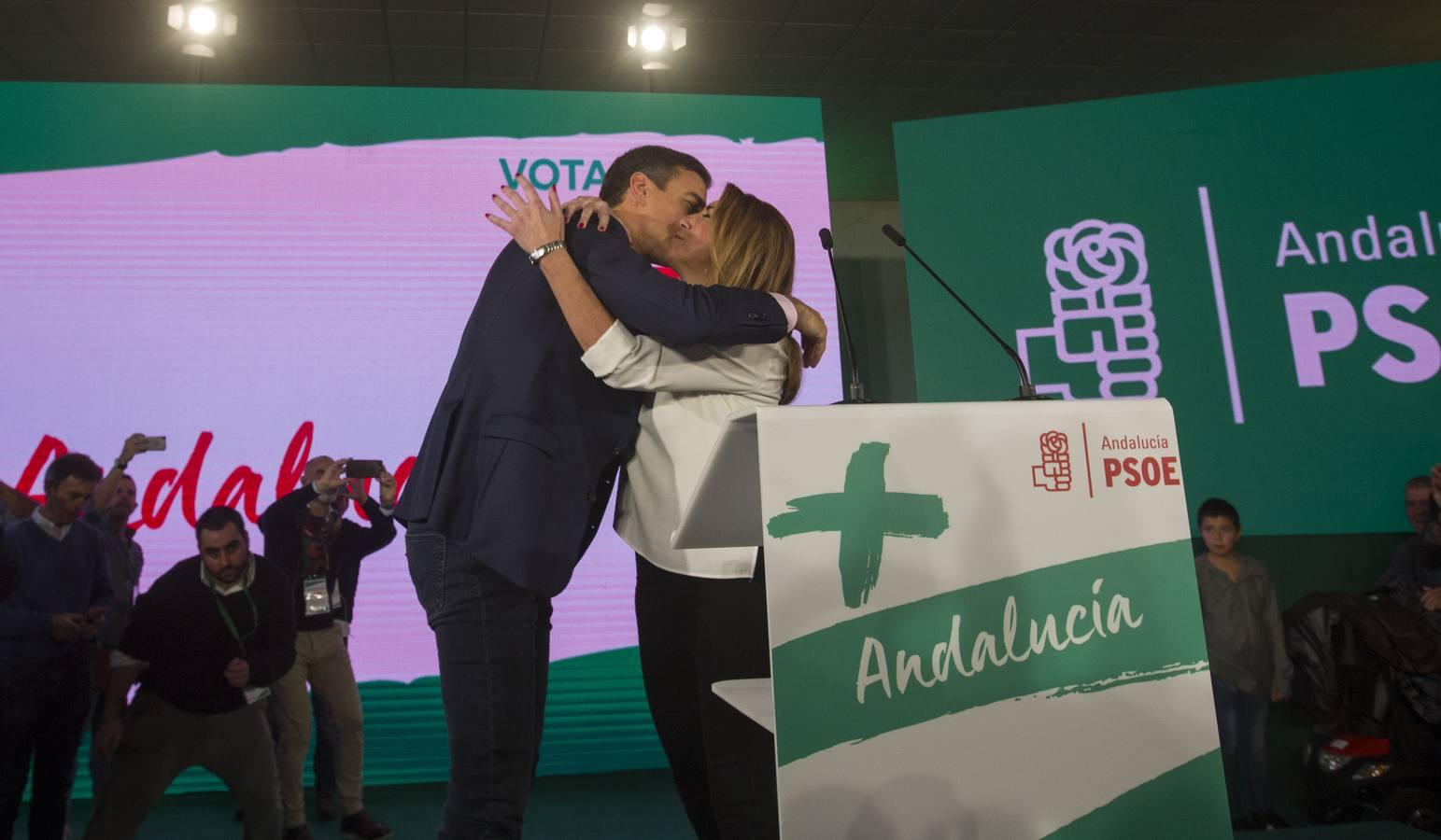 FOTOS: Mitin de Pedro Sánchez y Susana Díaz en Chiclana