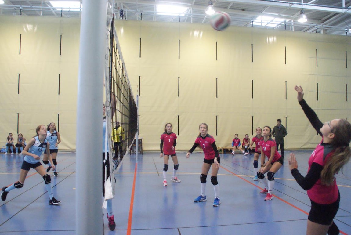 Las mejores imágenes del partido de voleibol entre Saint Louis des Français “A” y Santo Domingo Savio
