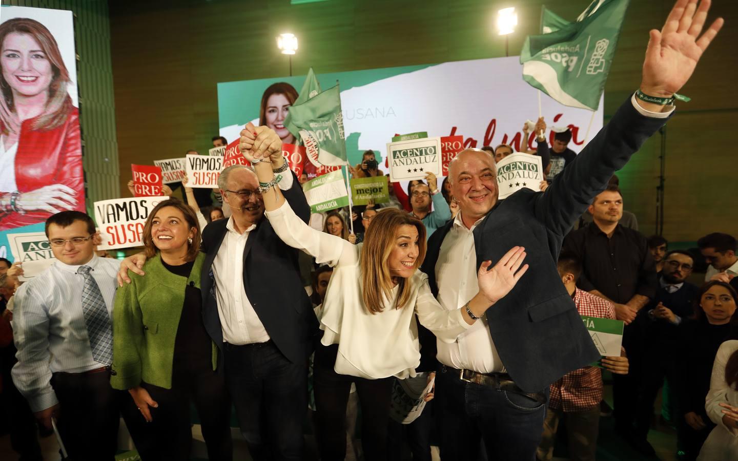 El acto de campaña de Susana Díaz en Córdoba, en imágenes