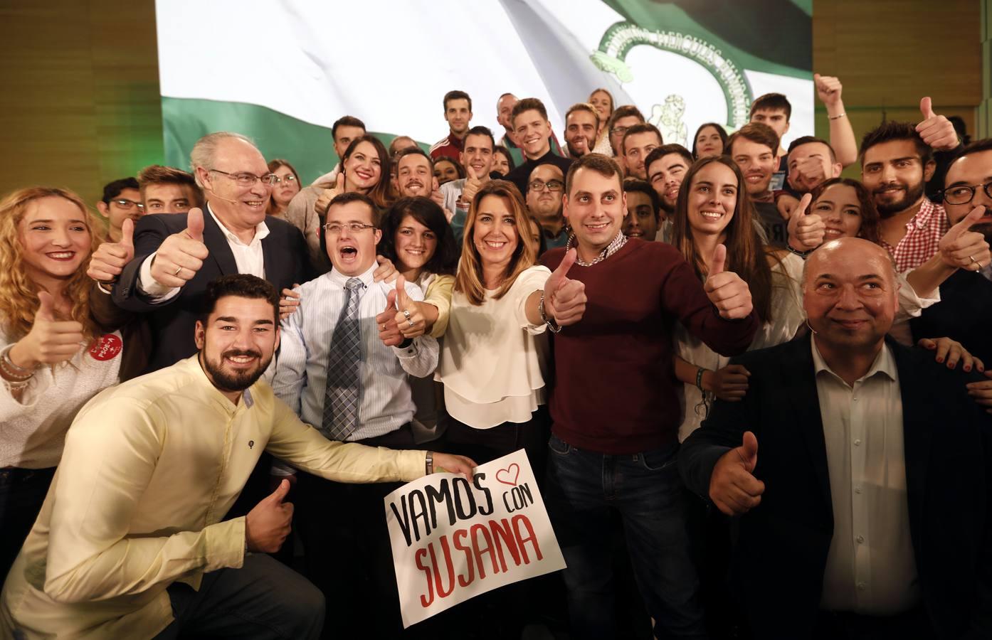 El acto de campaña de Susana Díaz en Córdoba, en imágenes