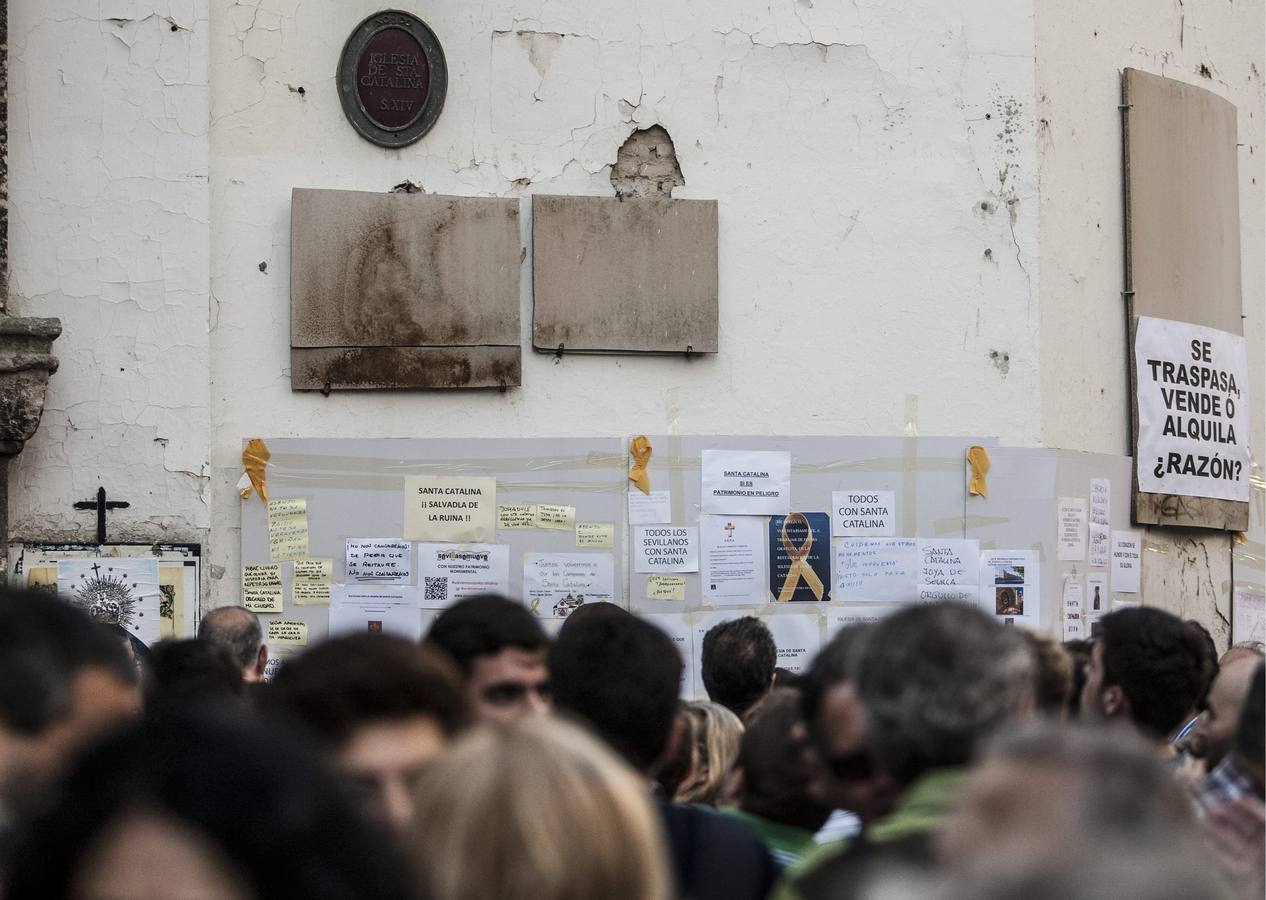 En imágenes, el vía crucis de Santa Catalina hasta su restauración