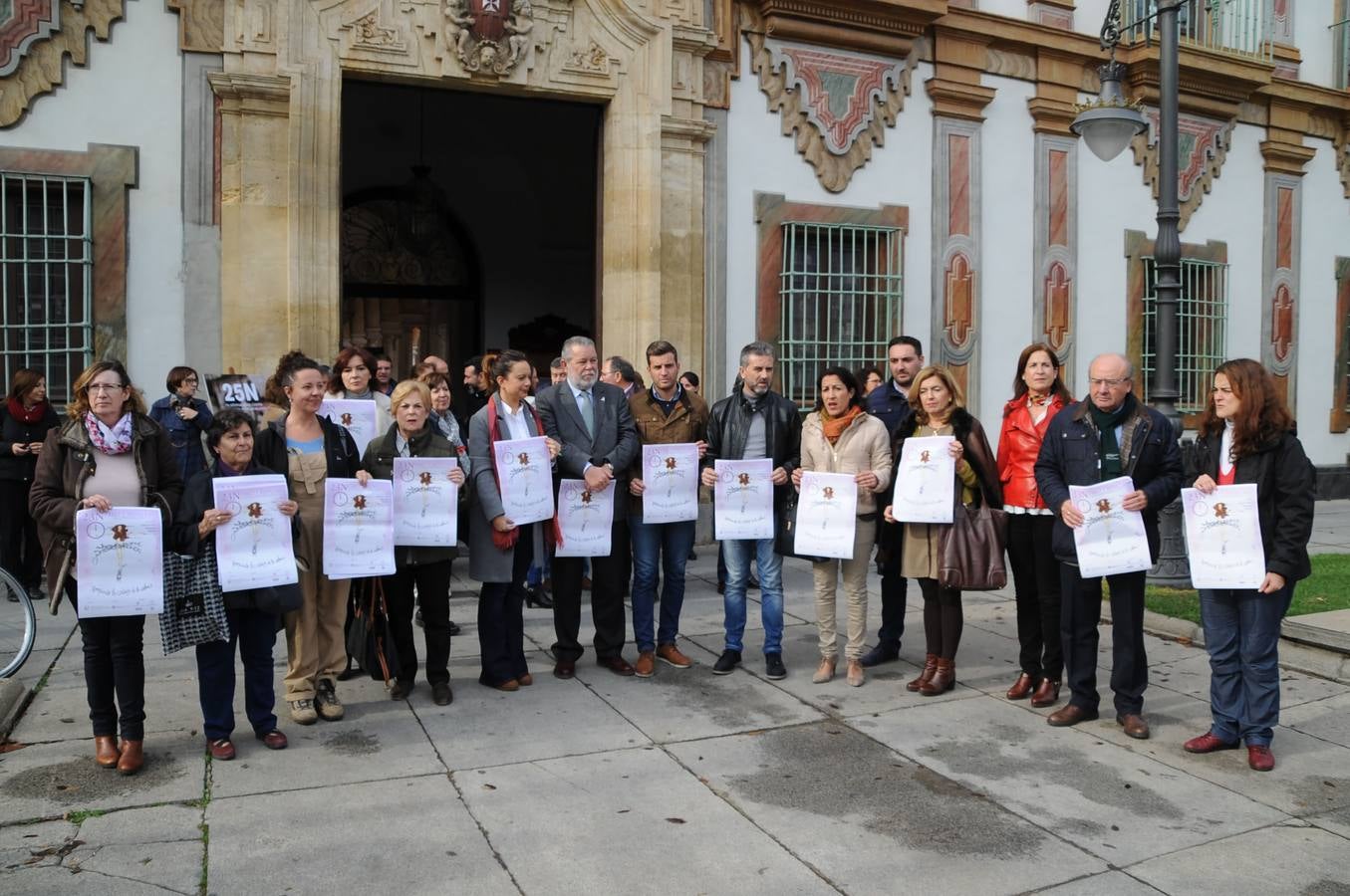 En imágenes, las instituciones de Córdoba protestan contra la violencia machista