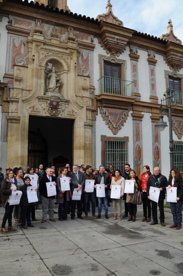 En imágenes, las instituciones de Córdoba protestan contra la violencia machista