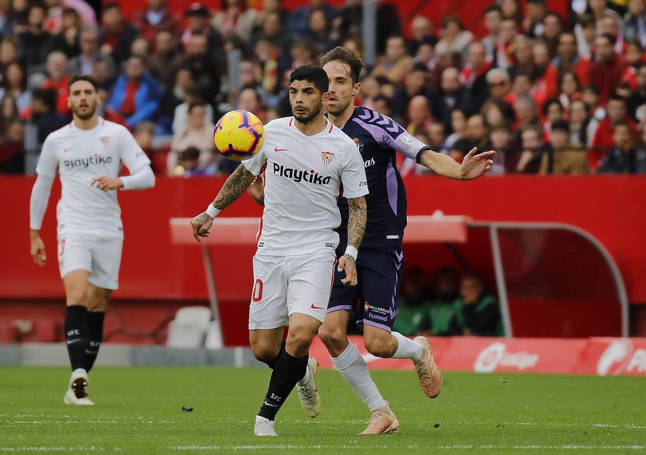 La victoria del Sevilla FC al Valladolid, en imágenes (1-0)