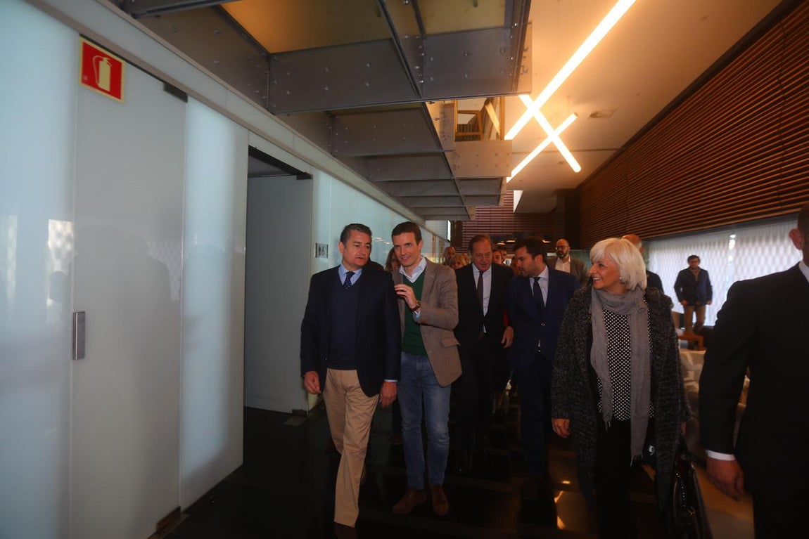 El presidente del Partido Popular Pablo Casado interviene en los Foros de La Voz de Cádiz