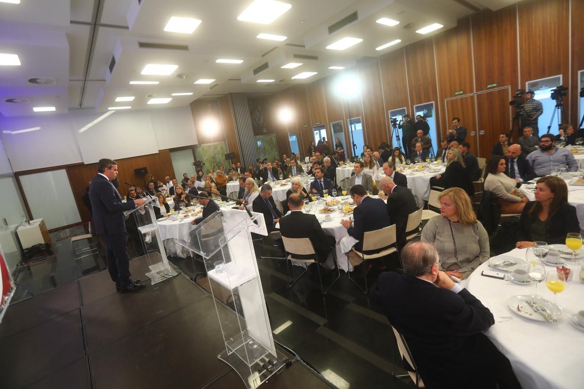 El presidente del Partido Popular Pablo Casado interviene en los Foros de La Voz de Cádiz