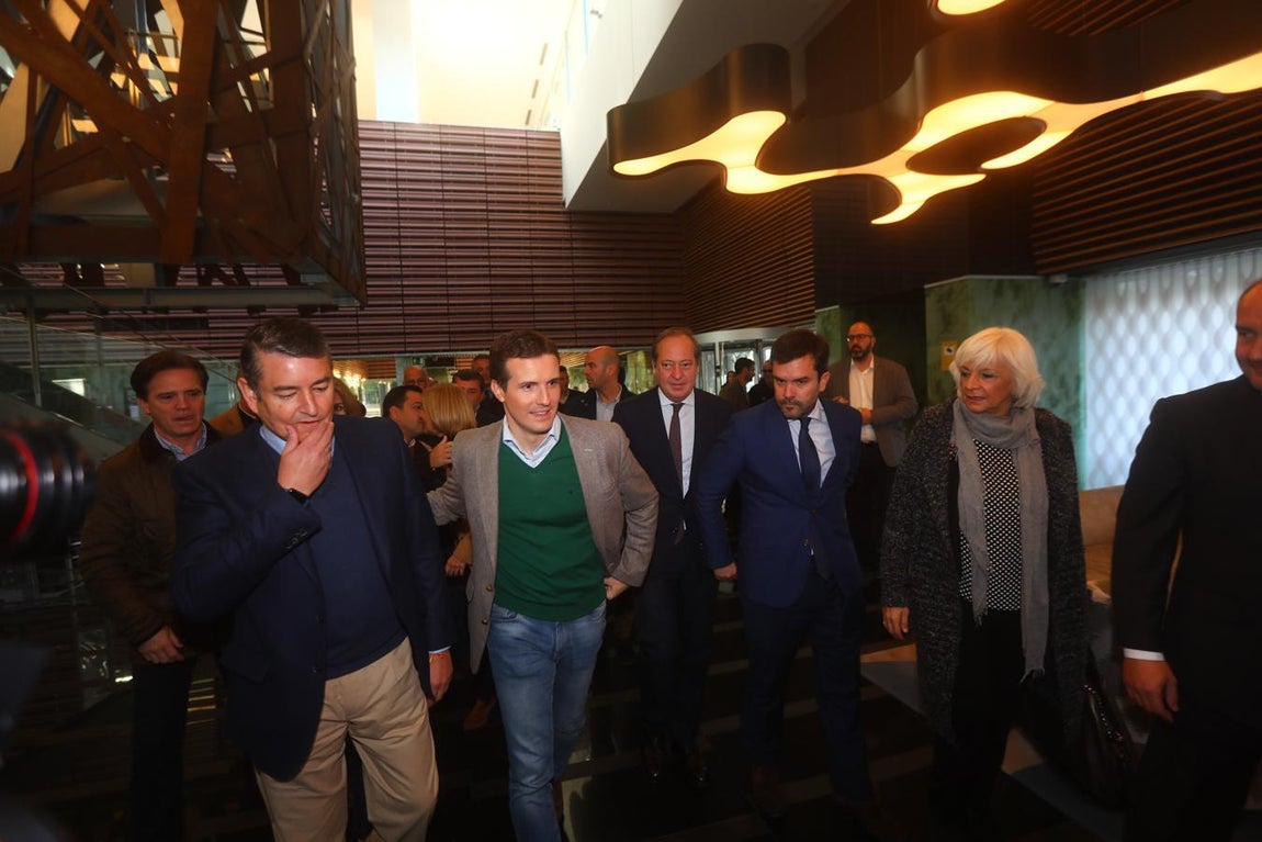 El presidente del Partido Popular Pablo Casado interviene en los Foros de La Voz de Cádiz