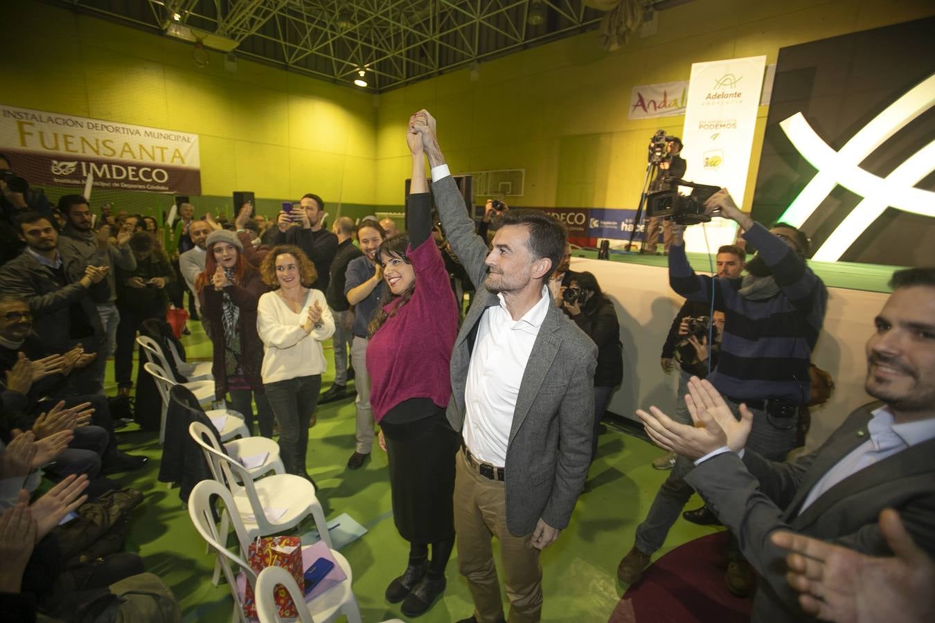 El multitudinario mitin de Adelante Andalucía en Córdoba, en imágenes