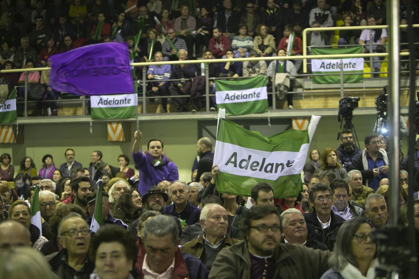 El multitudinario mitin de Adelante Andalucía en Córdoba, en imágenes