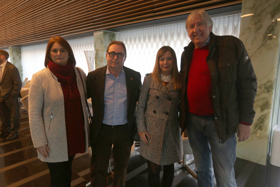 María Luisa Vallejo, Sebastián Alba, Lorena Gutiérrez y Javier Ajenjo. 