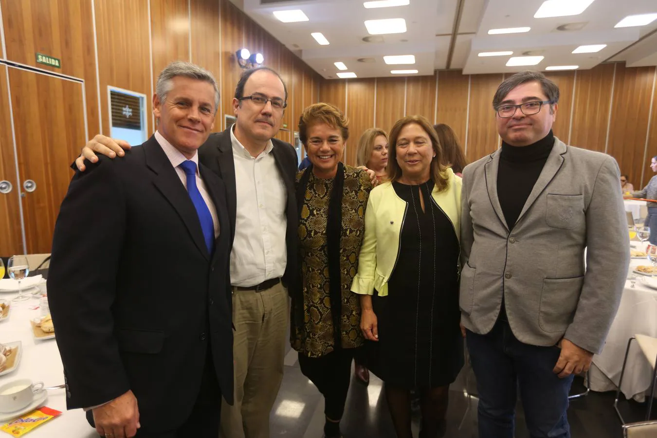 Javier Cano, Ignacio Holgado, Silvia Gómez, Mayte Más y Jorge Oliva. 