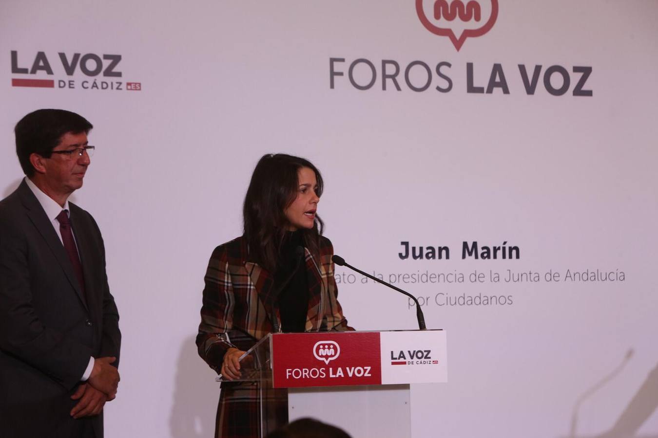 Foro LA VOZ DE CÁDIZ con Inés Arrimadas y Juan Marín