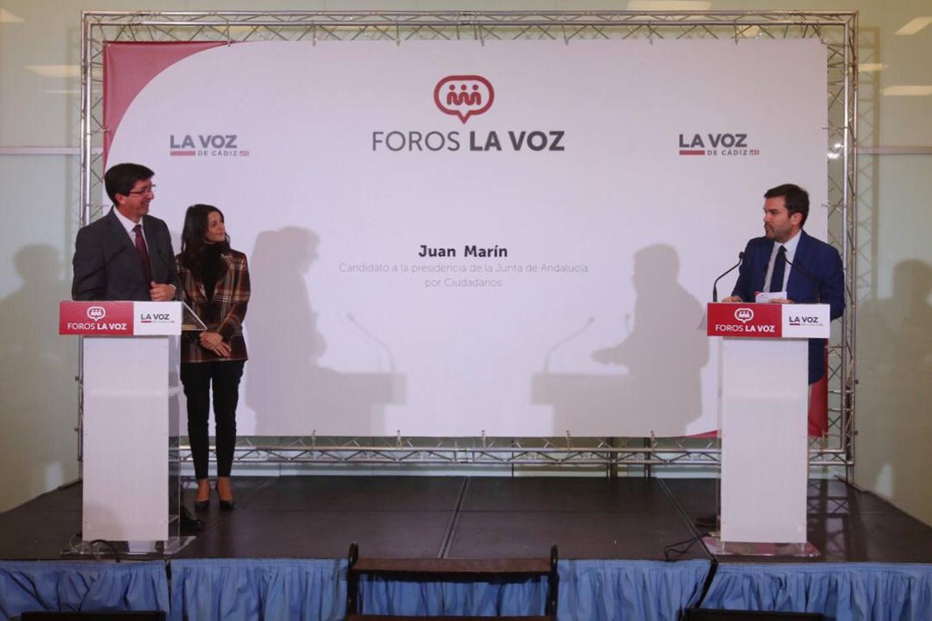 Foro LA VOZ DE CÁDIZ con Inés Arrimadas y Juan Marín