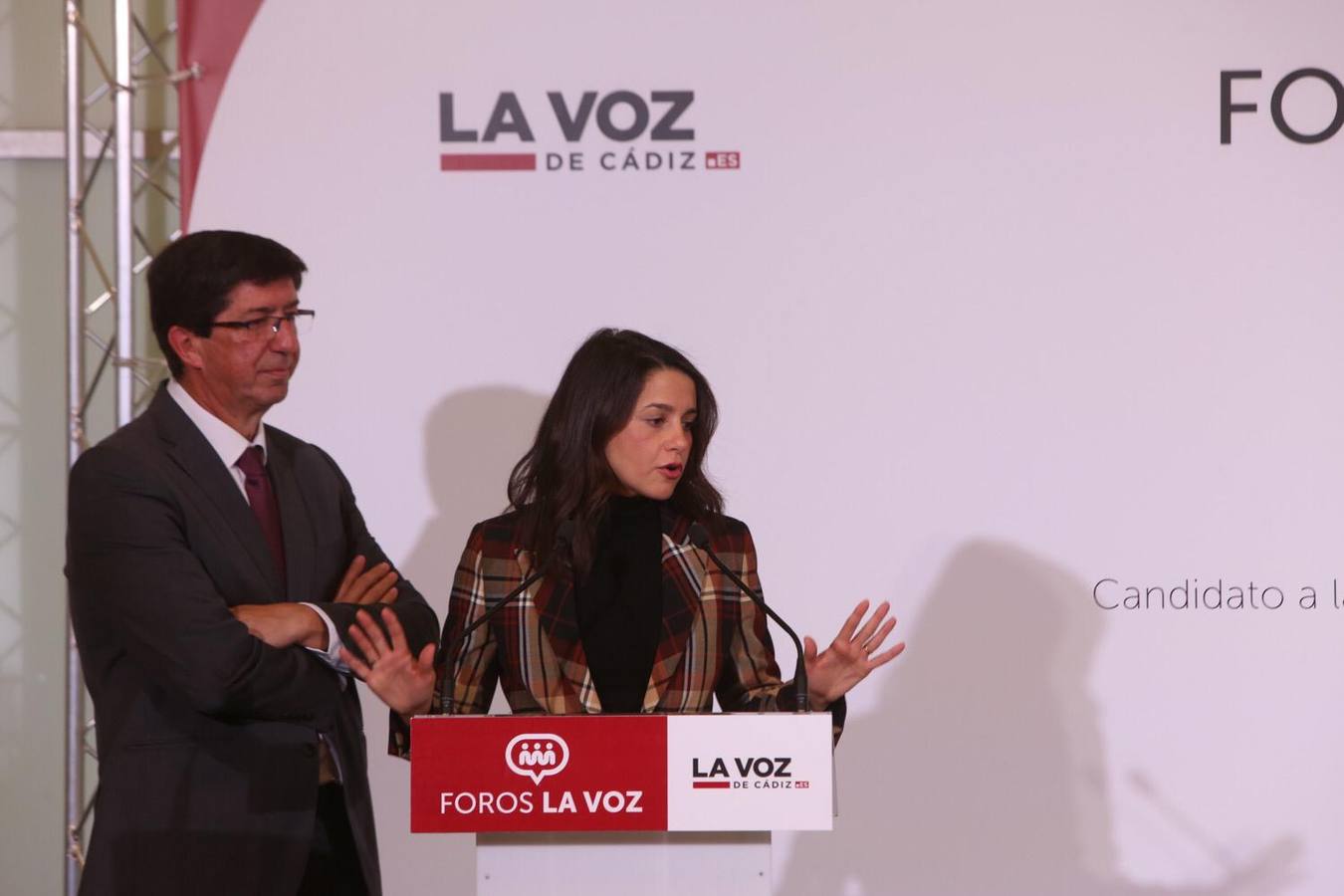 Foro LA VOZ DE CÁDIZ con Inés Arrimadas y Juan Marín