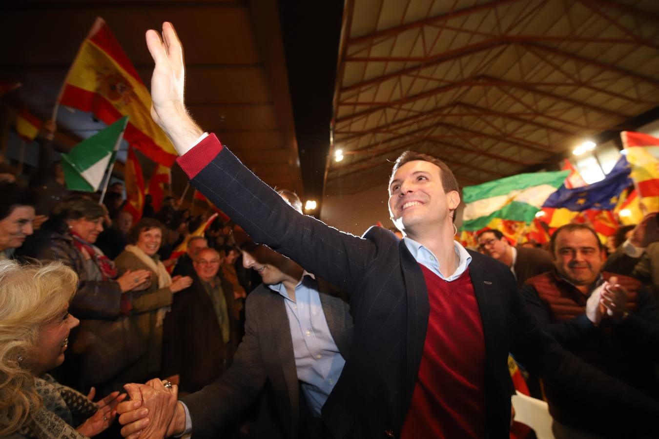 El mitin de Pablo Casado en Córdoba, en imágenes