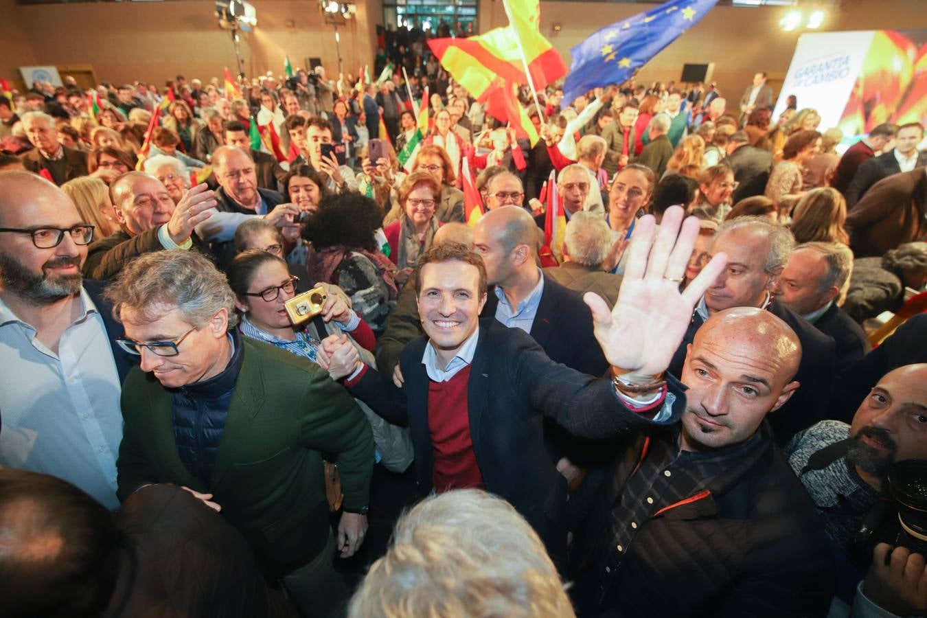 El mitin de Pablo Casado en Córdoba, en imágenes